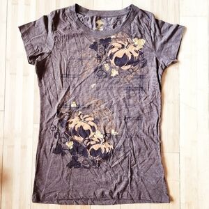 Way To Celebrate Halloween Brown Pumpkin T-Shirt Women's Small S Fall Autumn EUC